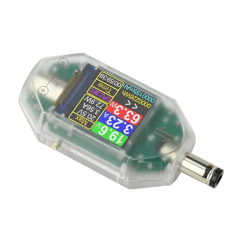 DC Voltage Current Power Tester – Digital Wattmeter 5.5×2.5mm Digital Power Meter Vue
