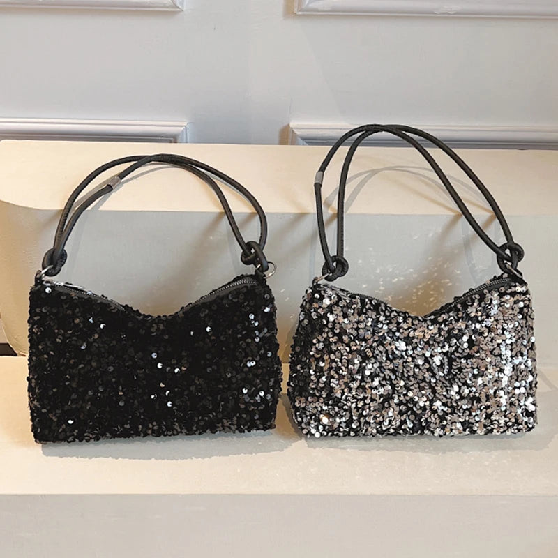 Popular Trendy Women's Korean-style Handbag Sequins Versatile