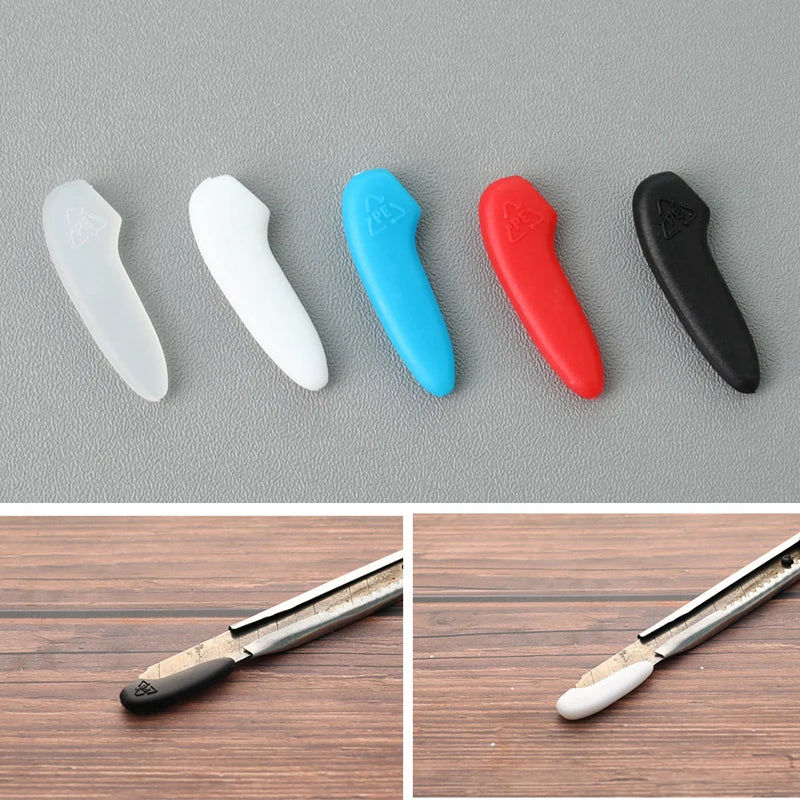 100Pcs Kitchen Knife Tip Cover Reusable Anti-cut Blade Protective Sleeve Waterproof Kitchen Tool Accessories Vue
