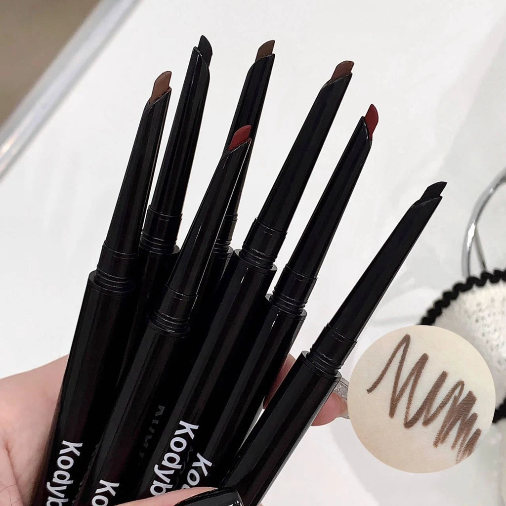 Waterproof Matte Red Eyeliner Gel Pencil Ultra-thin Long Lasting Quick Dry Smooth Black Eye Liner Pen Silky Makeup Cosmetics Vue