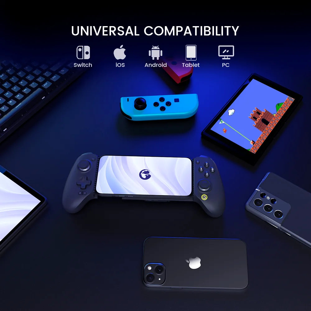 GameSir G8 Plus Gamepad for Nintendo Switch 2/1 Steam PC Phone Controller iOS Android Hall Effect Joysticks and Analog Triggers Vue