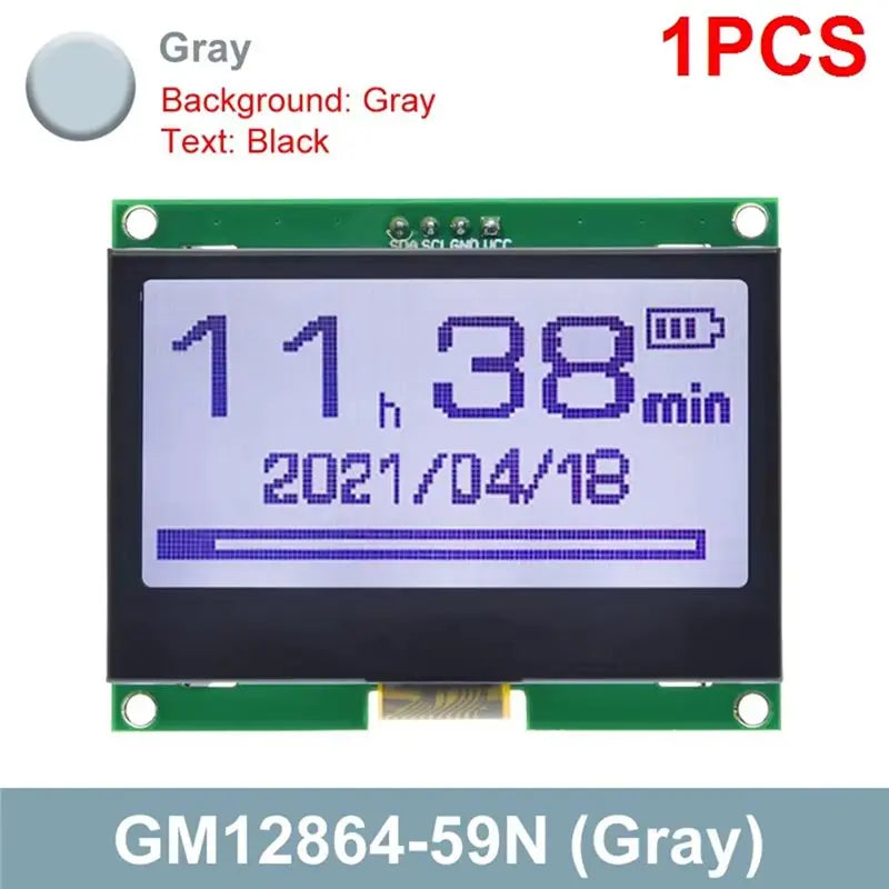 Hot-I2C LCD Module 128X64 12864 IIC ST7567S COG Graphic Display Screen Board LCM Panel Dot Matrix For Arduino C Vue