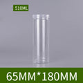 Clear Sealed Tank Jar Lid Circular Storage Bucket Cans Nut