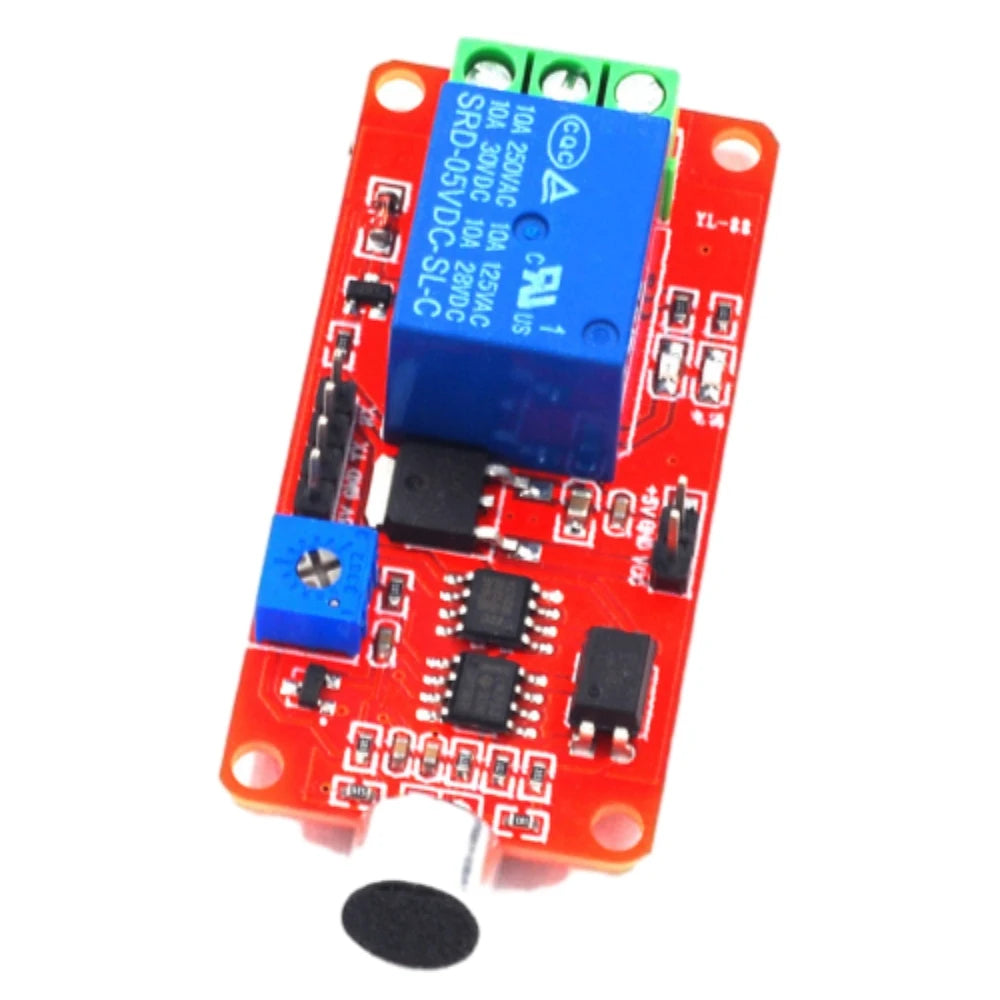 12V Voice Control Switch Relay Corridor Delay Induction Switch Sound Detector Relay Module Sound Relay Board Vue