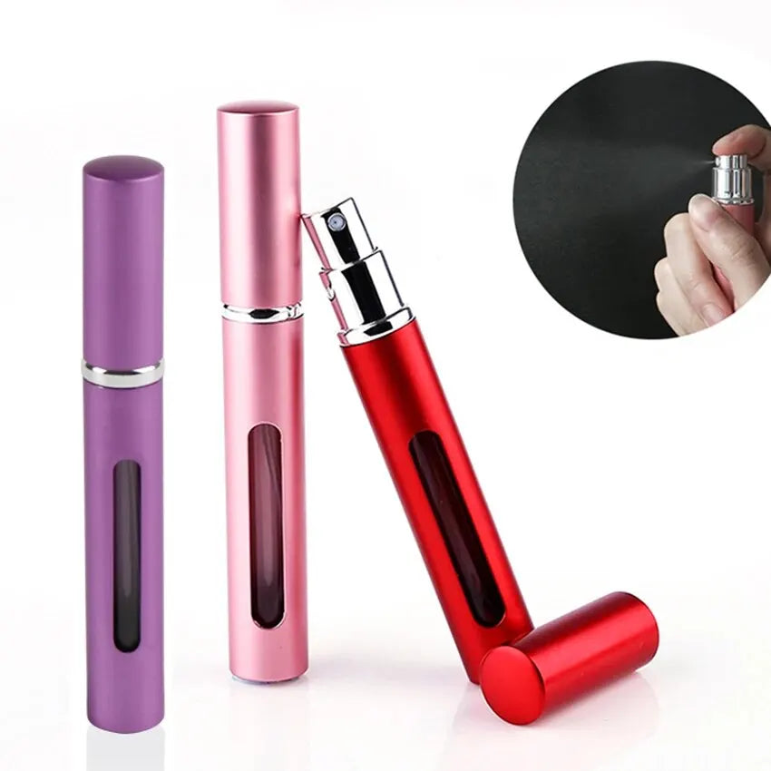 with 0.17 Oz Capacity for On-the-go Perfume Use PORTABLE REFILLABLE PERFUME BOTTLE cosmetic containers Ultra-fine Spray Bottle Vue
