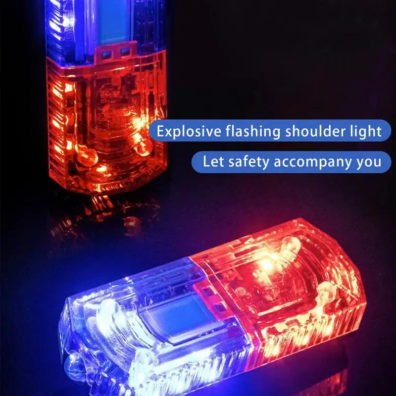 LED Shoulder Warning Strobe Light – USB Rechargeable, IP65 Warning Strobe Light Vue Default Title