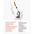 Electric Pole Drywall Sander 1010W | 7-Speed, 360° LED, 15 Discs Electric Pole Sander Vue 1010W United States