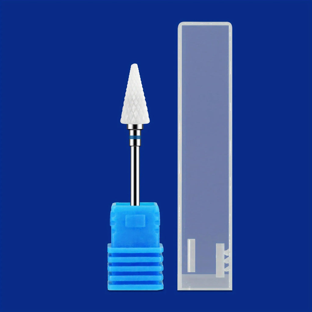 Kit-1/2/4/5PCS Ceramic Nail Drill Bit Milling Cutter, Electric Manicure Drills Pedicure Mill Bits, Machine Files Nail Art Tools Vue