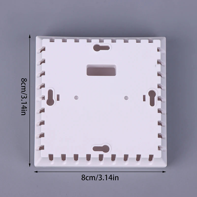 Plastic Junction Box Smoke Sensor Shell Power Enclosure Box Electronic Project Case DIY Electrical Box Dustproof Vue White