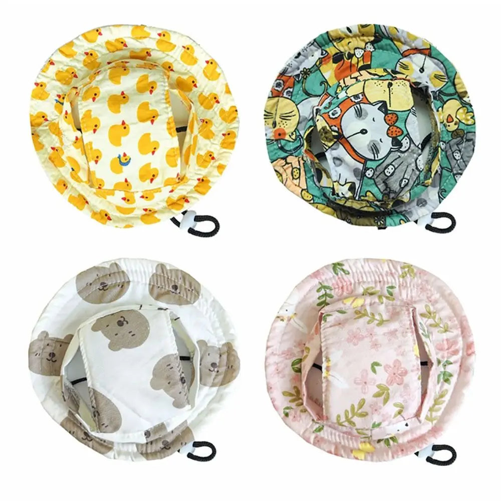 High-quality Adjustable Pet Sun Hat Cat Dog Breathable Sunscreen
