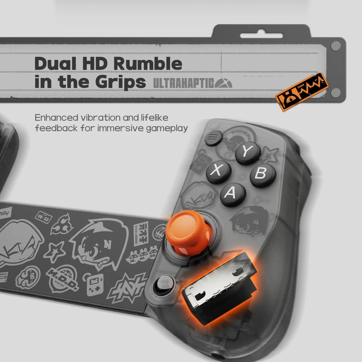 GameSir X5s Zenless Zone Zero Edition Bluetooth Gamepad Android iOS Controles pra PC Switch Wireless Controller para Celular Vue
