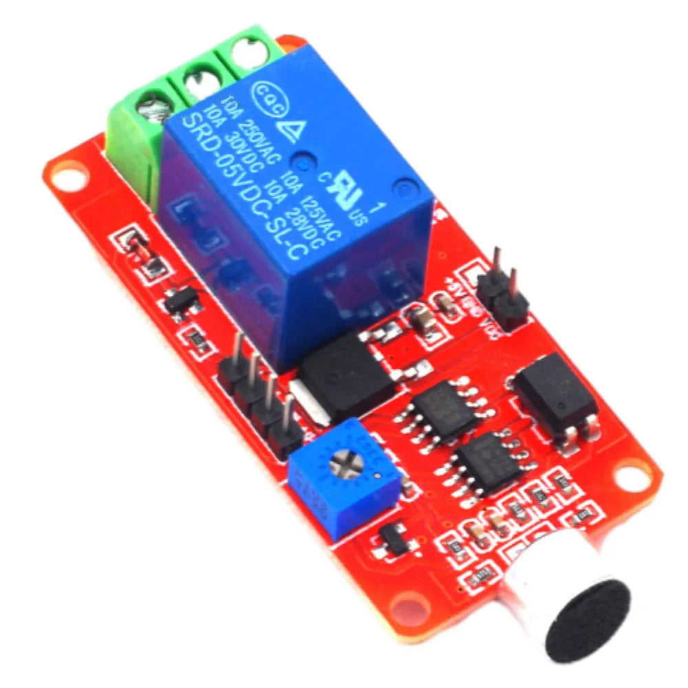 12V Voice Control Switch Relay Corridor Delay Induction Switch Sound Detector Relay Module Sound Relay Board Vue