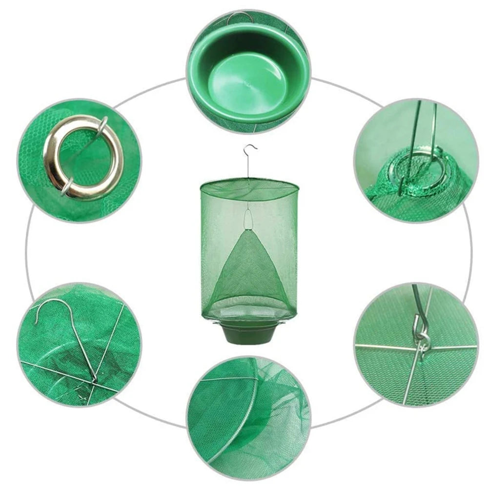 Fly Trap Flay Catchers Effective Fly Traps Fly Red Drosophila Fly Trap for Garden Ranch Orchard Vue Default Title