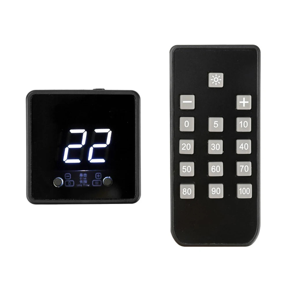 DC5/12/24V 4Pin Fan PWM Speed Controller Digital Display Speed Regulator with Remote Control Speed Gonvernor for DIY PC Cooling Vue