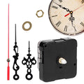 Silent Wall Clock Mechanism Mute Quartz DIY Wall Clock Movement Machine Silver Hands Repair Kit Tool Replace Set Accessories Vue Default Title