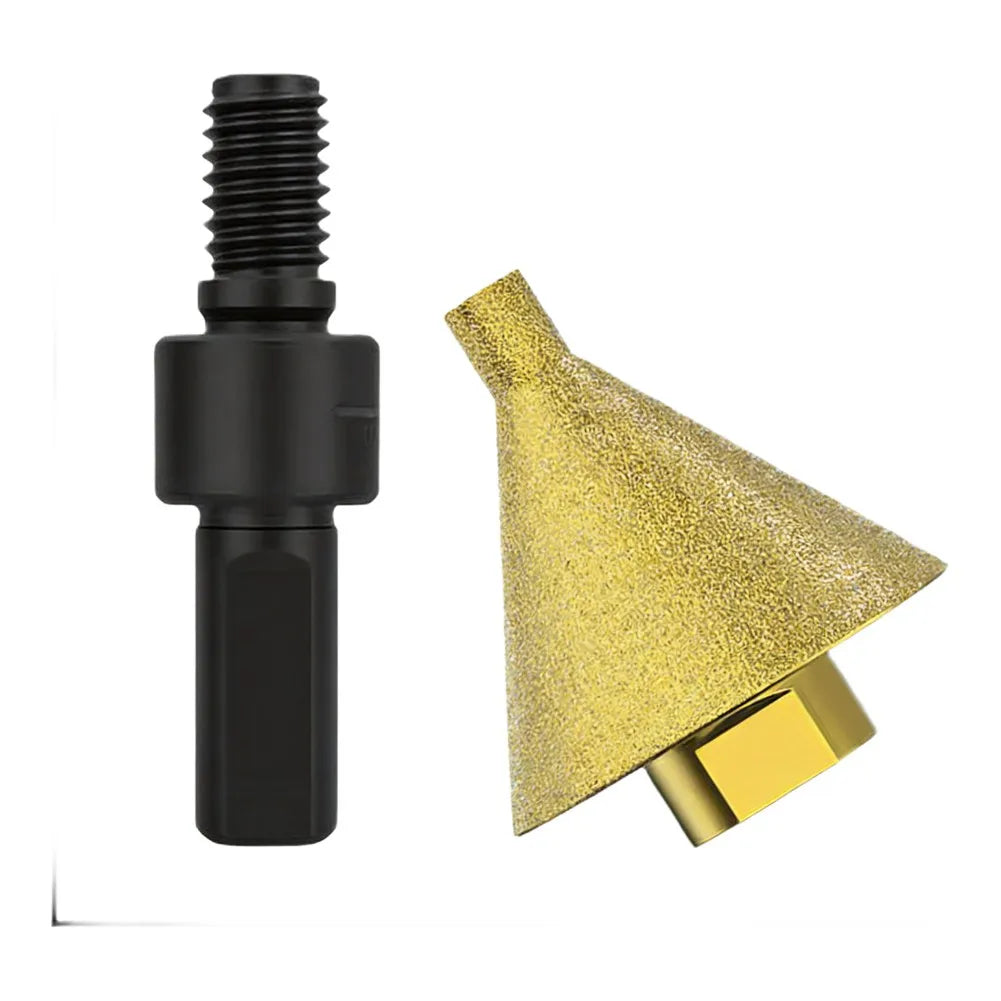 Diamond Chamfer Bit Set 38/50mm – Tile & Marble Grinding Diamond Chamfer Bit Set Vue