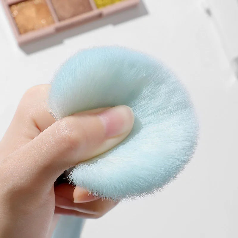 7Pcs Macaron Makeup Brushes Set Soft Synthetic Bristles Powder Blush Eyeshadow Multi-functional Face Eye Cosmetic Brushes Tools Vue