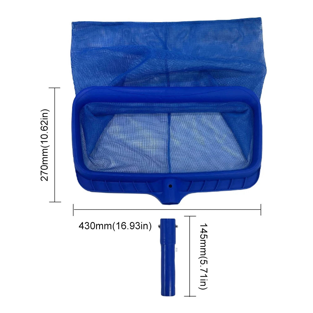 Large Pool Skimmer Net – Leaf & Debris Cleaning Rake for Pools Pool Skimmer Net Vue