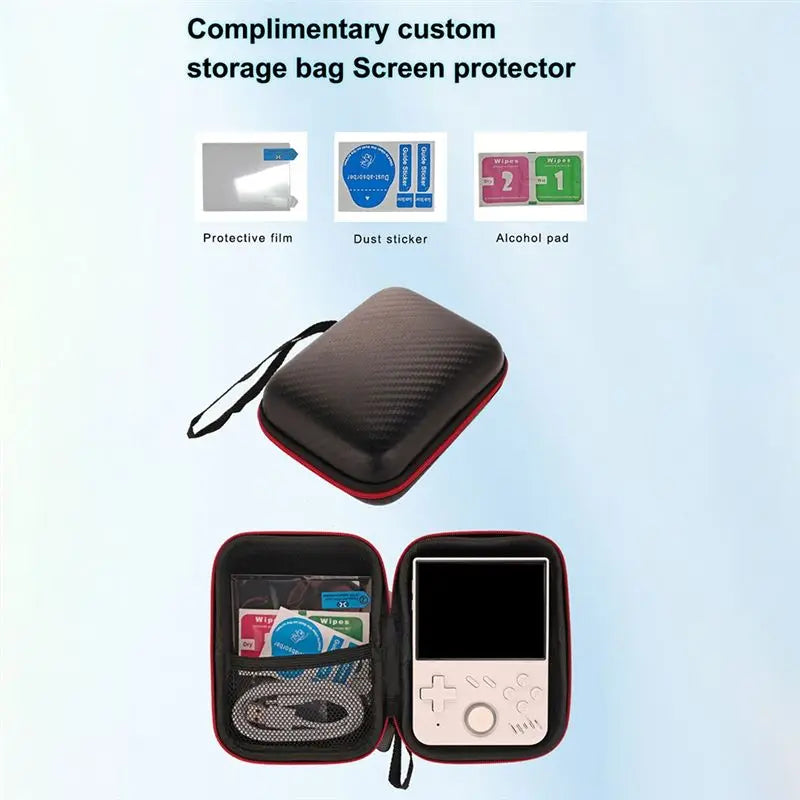 Hot-R36 Mini Retro Handheld Game Console MY Mini 64GB 3.5Inch IPS Screen Linux Video Game Console Supports 30+ Simulators C Vue