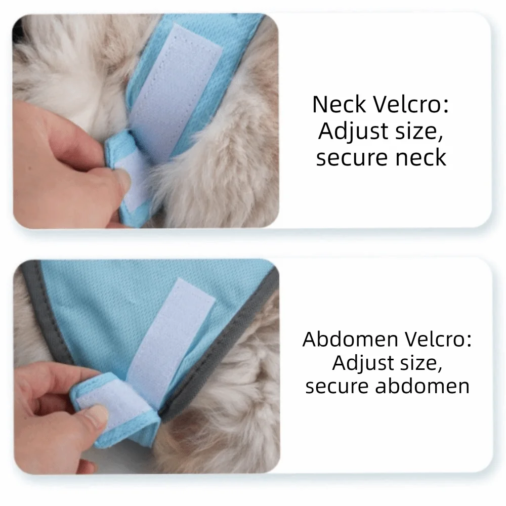 Reflective Dog Cooling Vest Quick Dry Breathable Mesh Dog Sunscreen Clothes Adjustable Sunscreen Pet Cooling Shirt Vue
