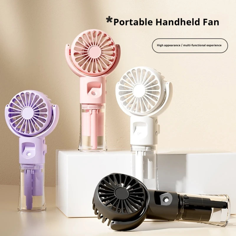 Wearable Handheld Mini Fan Outdoor Portable Cold Air Spray