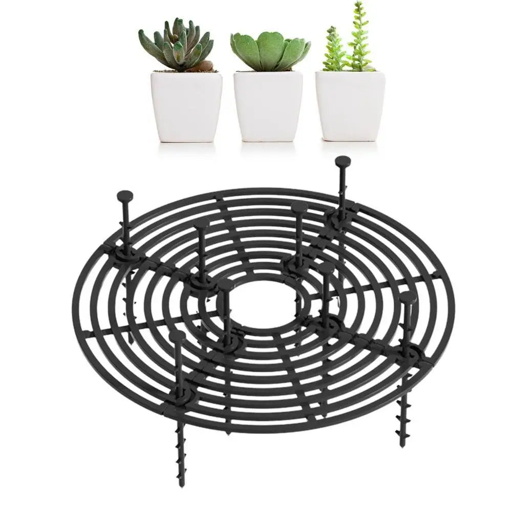 Cuttable Plant Pot Guards Rust-proof Round/Square Flower Pot Cover Multi-use Plastic Plant Protection Mesh Garden Vue