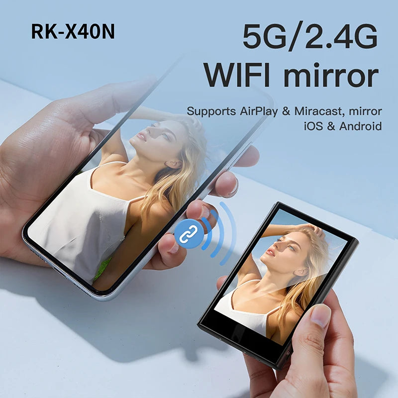 Phone Vlog Selfie Monitor Screen Adjustable WiFi Bluetooth Magnetic Mount Wireless Connection Rear Camera Selfie Monitor Screen Vue