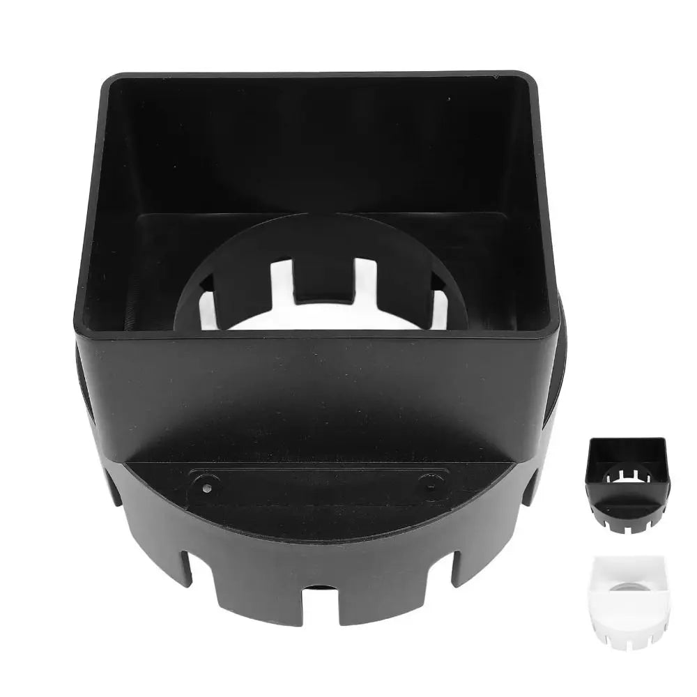 Round To Square Rain Gutter Downspout Adapter Easy Installment Plastic Material Gutter Drain Adapter Corrugated Compatible Vue