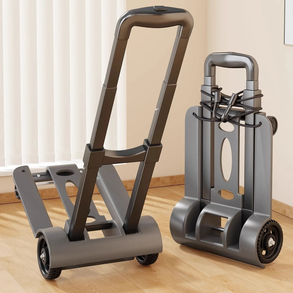 Wheel Trolley folding luggage trolley Folding Hand Truck Barrow Cart Travel Luggage Shopping Cart Portable Home Use Cart Vue