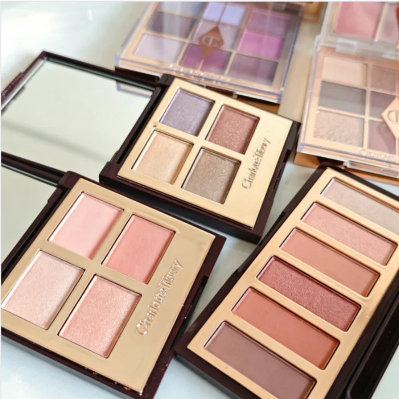 fashion Easy Apply Blusher Lasting Brighten Charlotte Makeup Tilbury 4/6/9 Colors Eye Shadow Disc Waterproof Eye Shadow Palette Vue