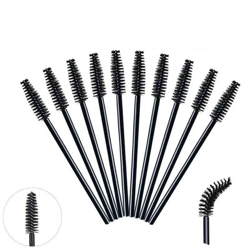 50/1000pcs Disposable Eyelash Brushes Eyelashes Extension Tools Eyebrow Brush Mascara Wands Applicator Spoolers Makeup Tools Vue