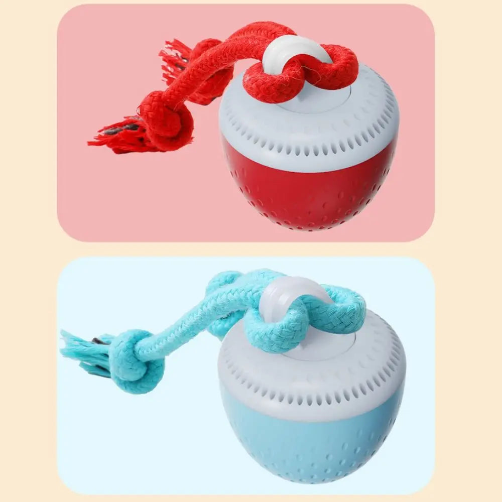 Bite Resistant Smart Pet Ball USB Charging Random Path Automatic Moving Ball with Rope Electronic Active Rolling Ball Vue