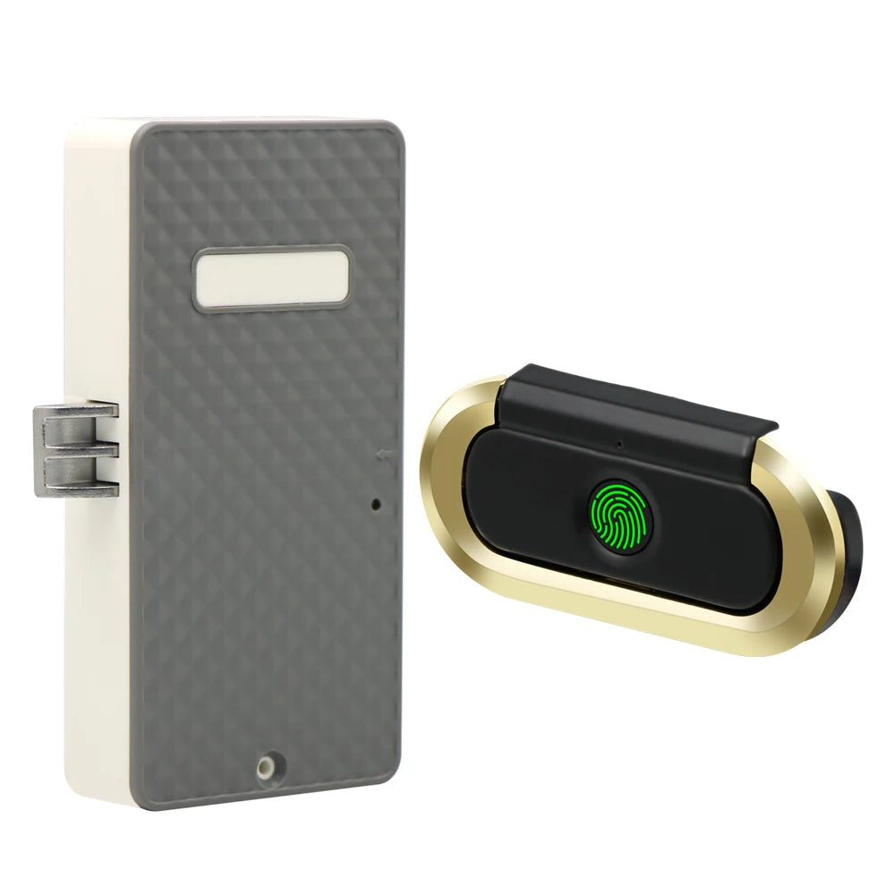 Biometric Fingerprint Lock Anti-theft Smart Drawer Lock Keyless Fingerprint Security Furniture Invisible Wired Door Hidden Lock Vue