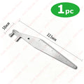 KAK Stainless Steel Lock Picking Pry Bar Tool Multitool for Firefighters Multipurpose Leverage Tool Set for Emergency Rescue Vue 1pc