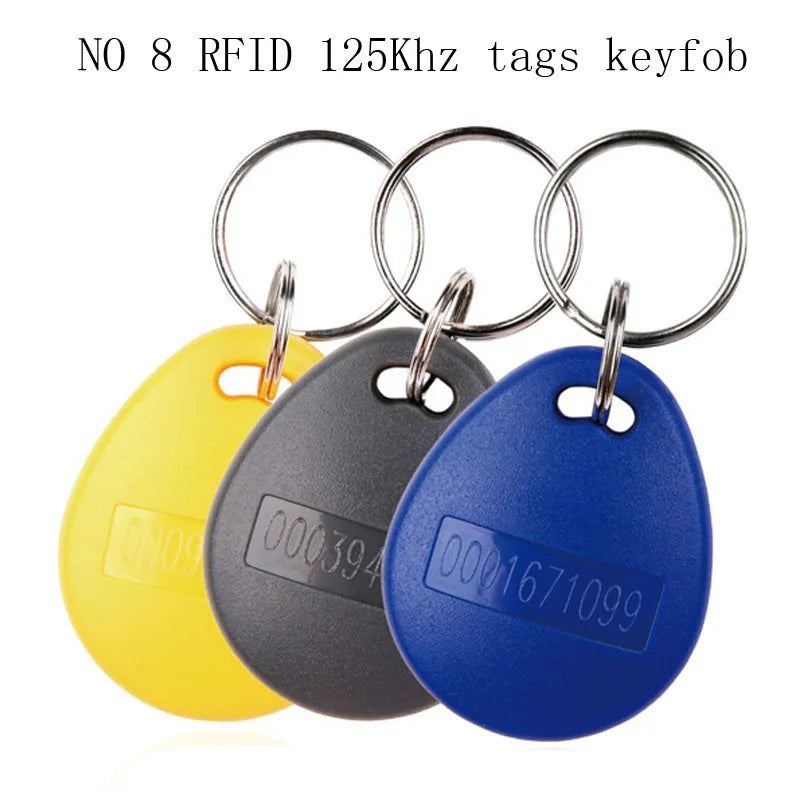 100pcs NO8 Assurance 125KHZ EM ID CARD Read Only 4100 Reaction ID Card RFID Tags for Access Control Time Attendance Intercom Vue