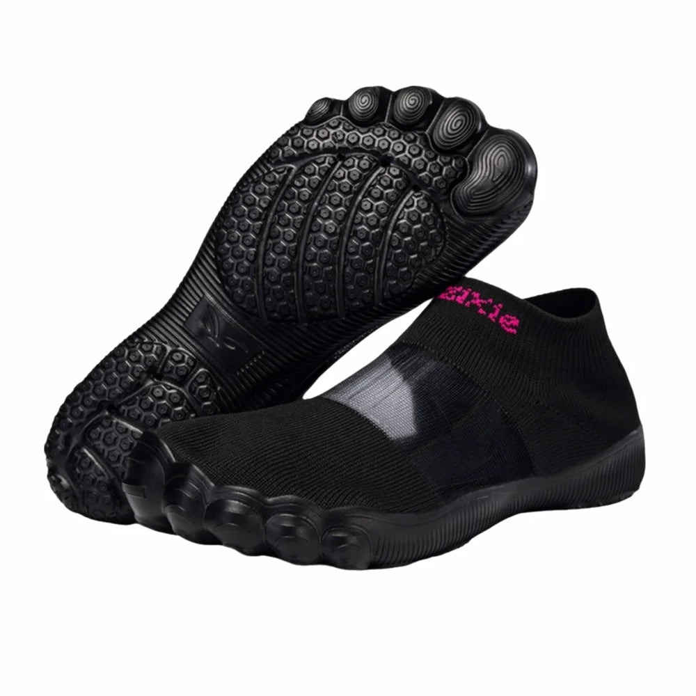 Gym Flats Anti-Slip Wading Shoes Lightweight Breathable Aqua Shoes Durable Water-Resistant Barefoot Shoes Beach Vue Black 37