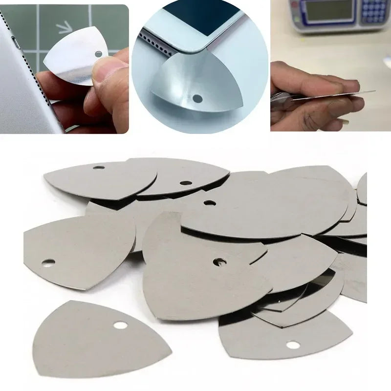 Metal Phone Opening Tools 10/20/50PCS Metal Guitar Picks Pry Opener for iPhone iPad Tablet PC Disassemble Repair Tool Kit Vue