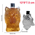 Dog Liquor Decanter Dad Husband Glass Whiskey Decanter Bottle Exquisite Bulldog Liquor Bottle Fun Home Decoration for Holidays Vue E