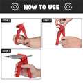 Tube Squeeze Tool, Tube Grip Industrial Size Dispenser, Efficient RTV And Silicone Dispenser, Prevent Material Wasteabkw Vue Red