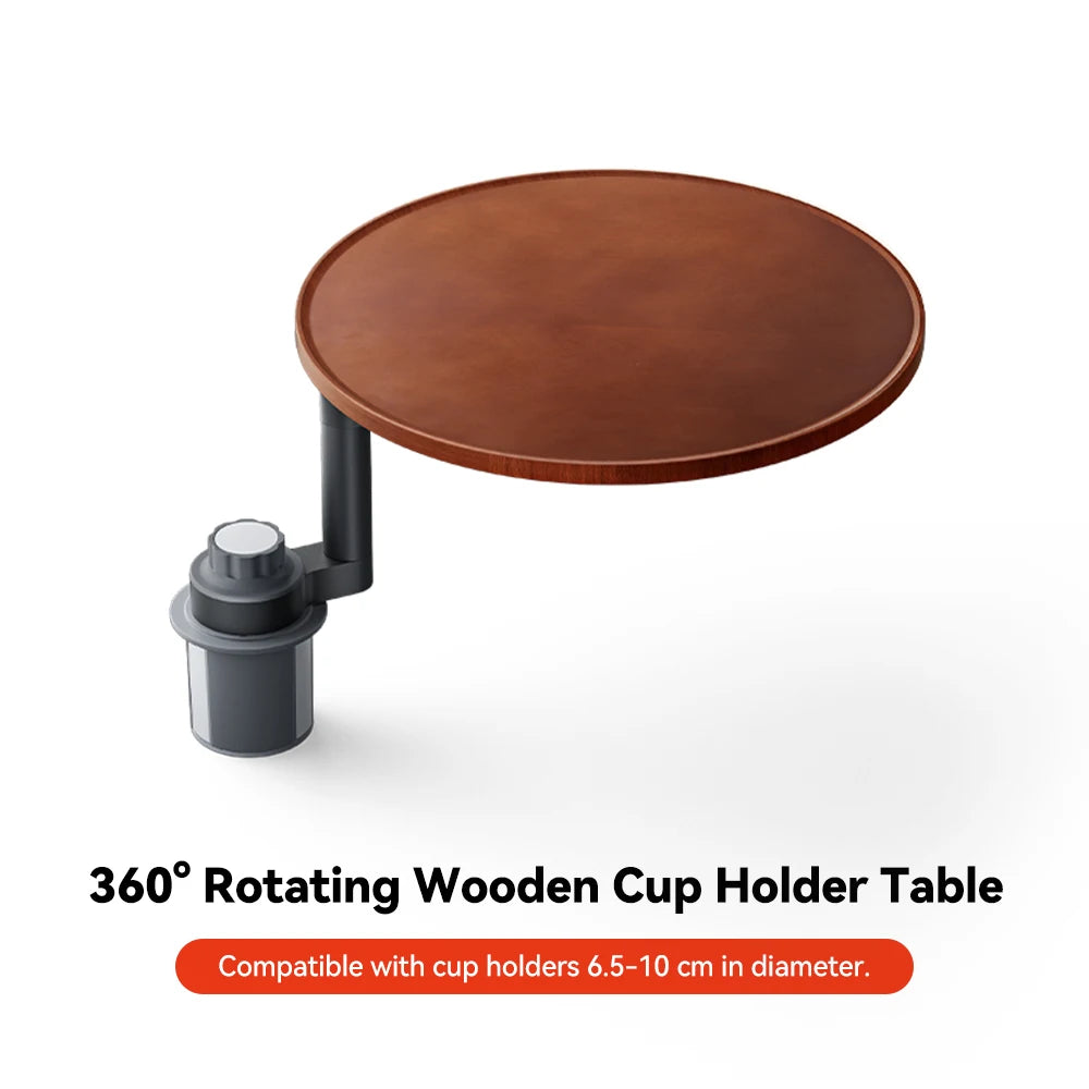 YZ Car Cup Holder Expander Adjustable for 360°Rotating Multifunctional Car Food Trays Eating &Cup Holder Tray Table Accessories Vue 1pcs