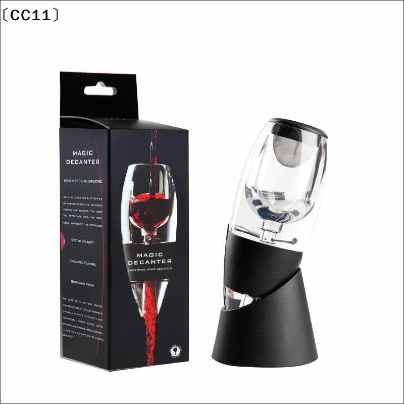 1 Set Red Wine Whisky Aerator Dispenser For Bar Party Kitchen Wine Decanter Pourer With Filter And Base Quick Sobering〔CC11〕 Vue Default Title