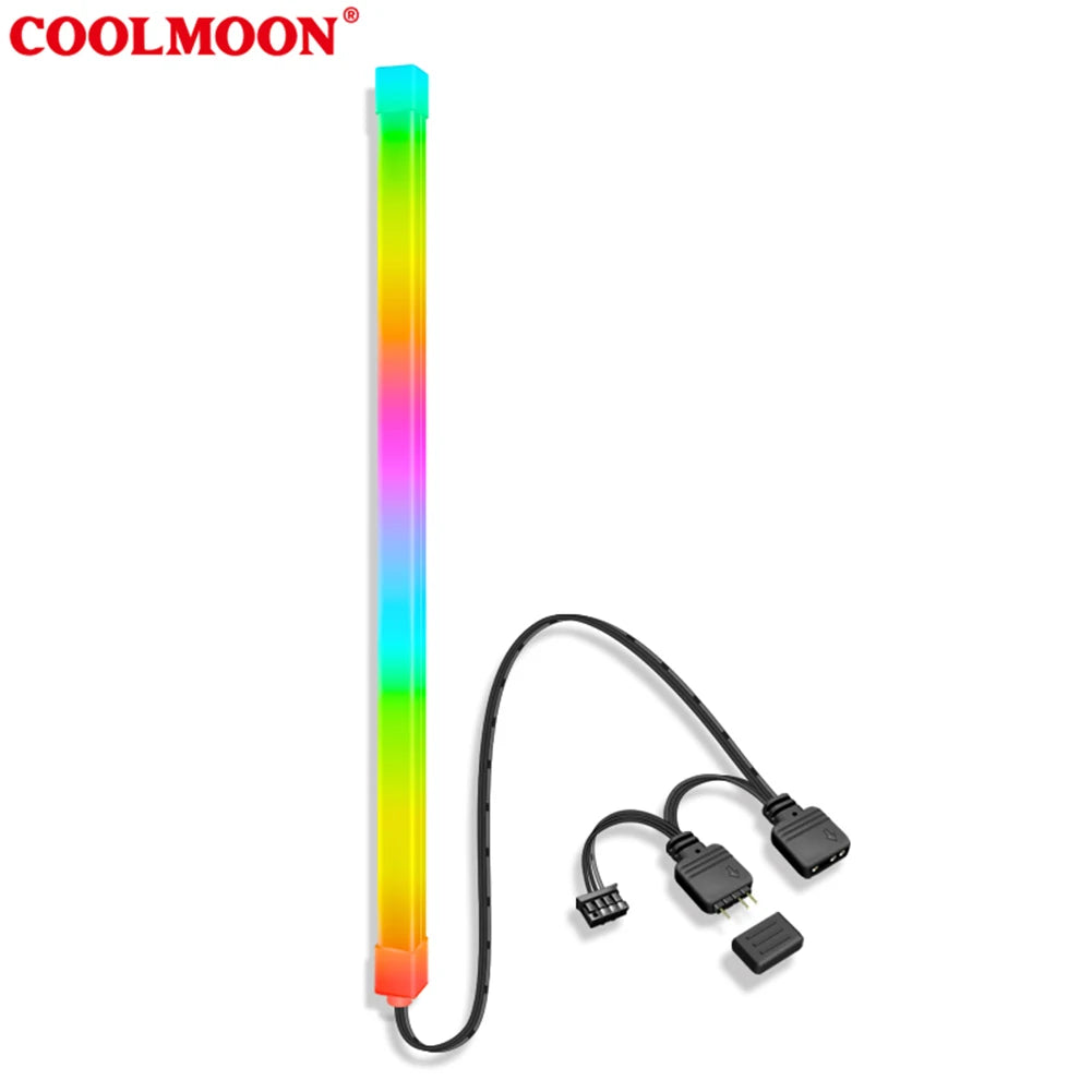 ARGB 5V 3-Pin Silicone LED Strip 26 LEDs | AURA SYNC PC Case PC RGB Light Strip Vue