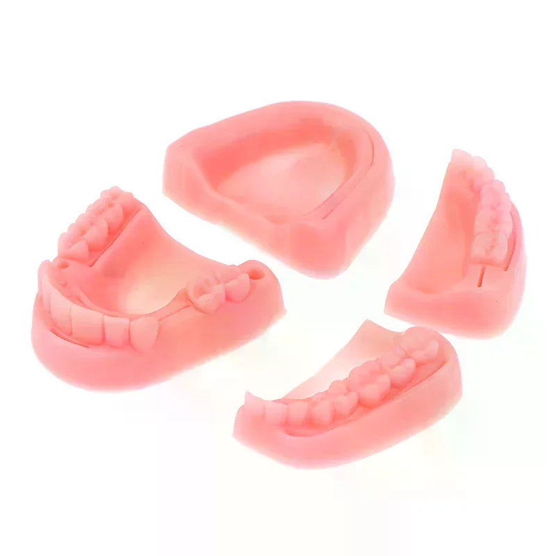 4pcs/set Medical suture training module soft gum model food-grade silicone dental model teaching equipment Vue