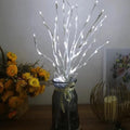 1 PC White Birch Branch Light LED Festive Lights Battery Operated For Christmas Party Wedding Decoration Twig Outdoor Lights Vue Cold White 20LED