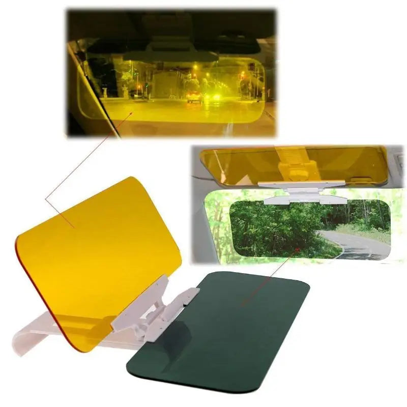 Car Sun Visor for Front Window UV Protection Anti Glare High Beam Sunshade Adjustable Driving Shield for Day and Night Vue