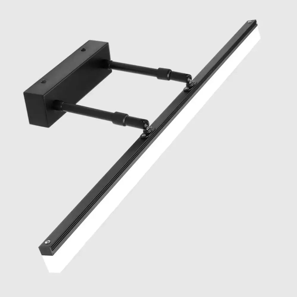 Electroplate 9W 40CM LED Wall Light Retractable No-Drill Makeup Mirror Light Waterproof Anti-fog Bathroom Mirror Lamp Washroom Vue