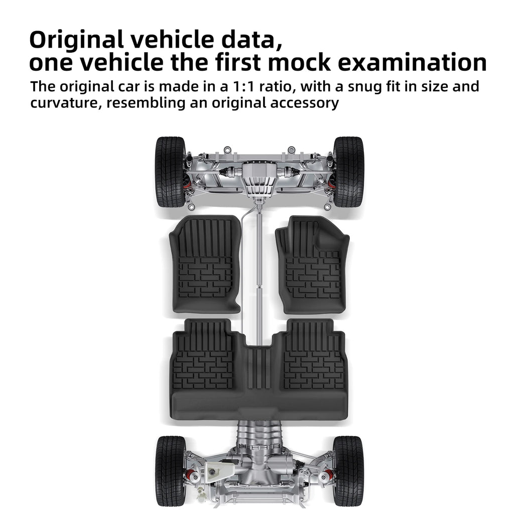 Smabee TPE Floor Mats GWM Cannon Great Wall Poer 2019-2024 RHD Car Floor Mats Vue