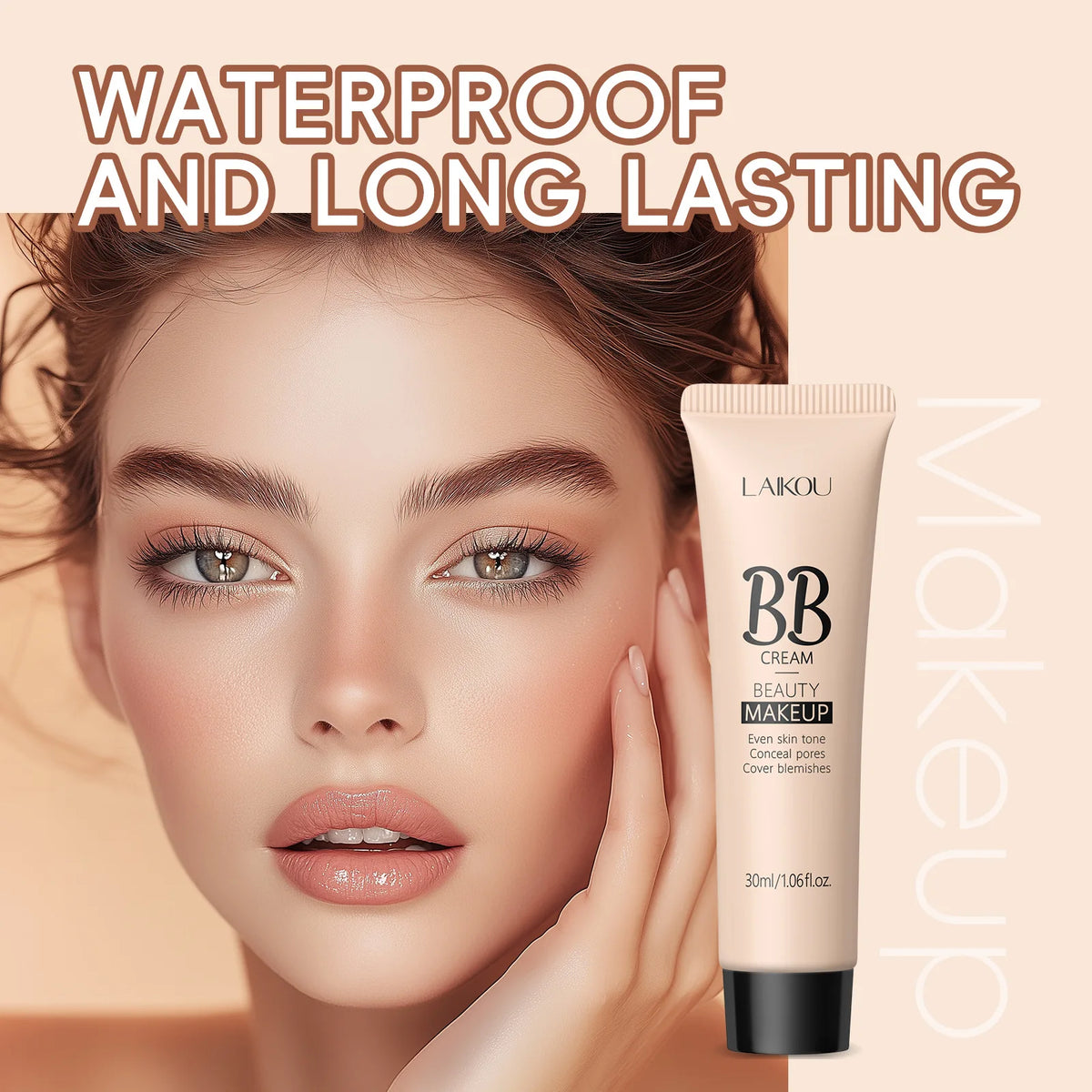 6-color optional concealer BB cream 30ml natural facial concealer primer liquid foundation Vue