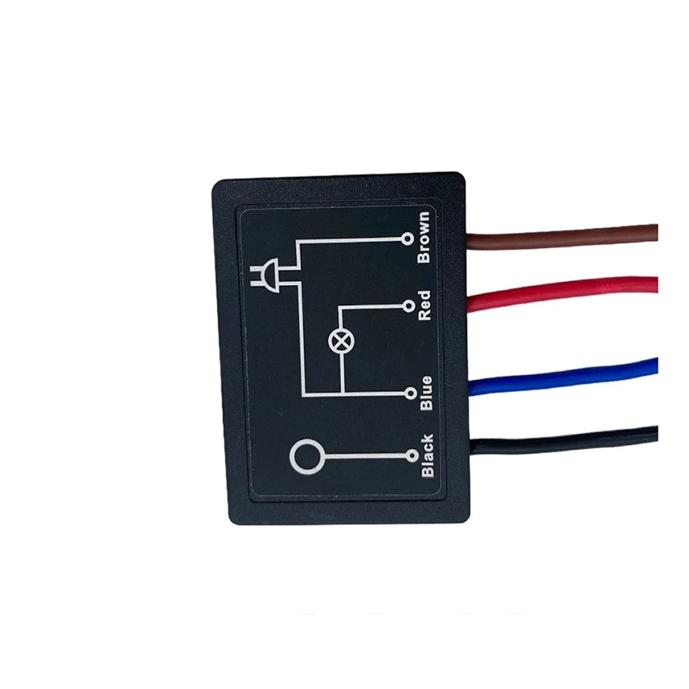 AC 220V 3-Way 1A/3A Touch Dimmer Switch Desk Lamp Light Control Module Touch Lamp Repair Kit for Dimmable LED Incandescent Bulbs Vue
