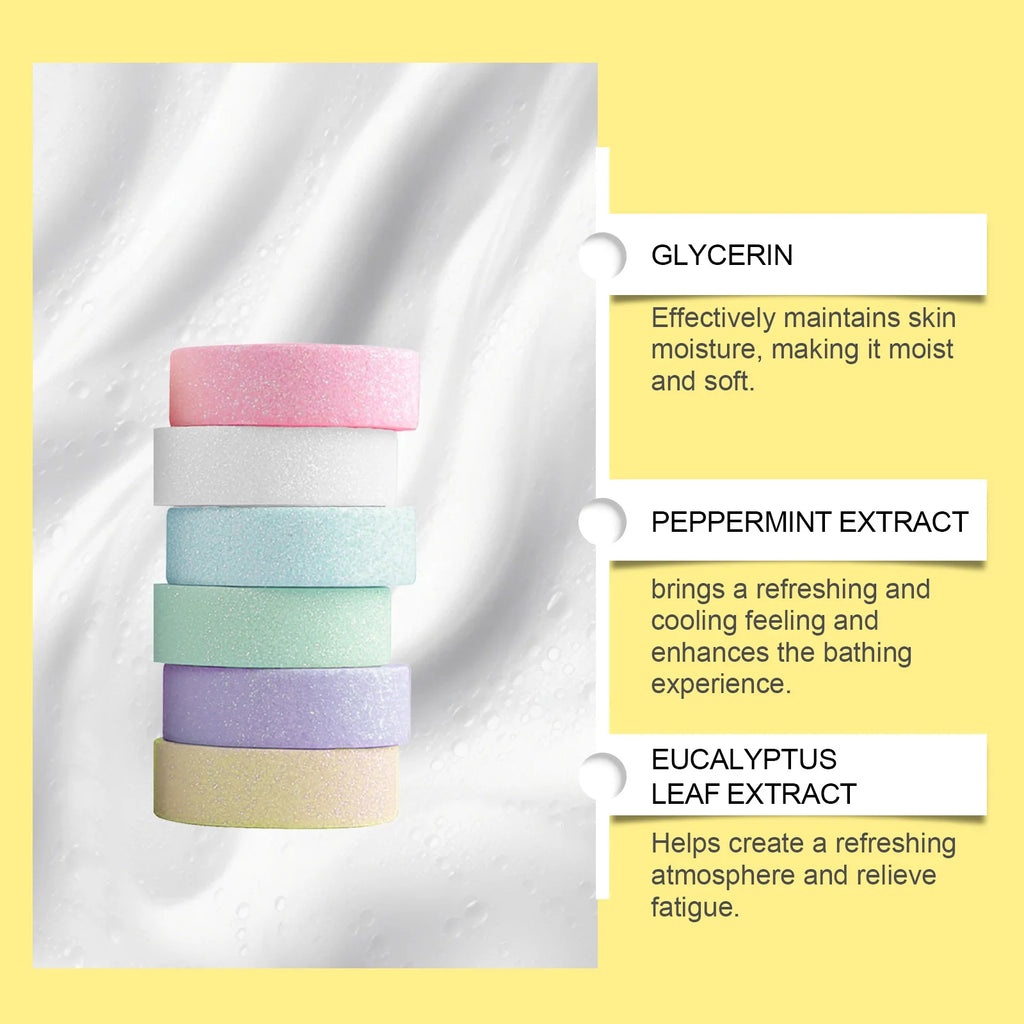 Aromatherapy Shower Tablets - Gentle Cleansing & Deep Moisturizing, Long-Lasting Fragrance, Lightens & Nourishes Skin Vue